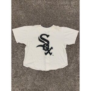 Vintage 90s Chicago White Sox Cotton Jersey Sz L/XL Comisky Park Promo MLB Fan